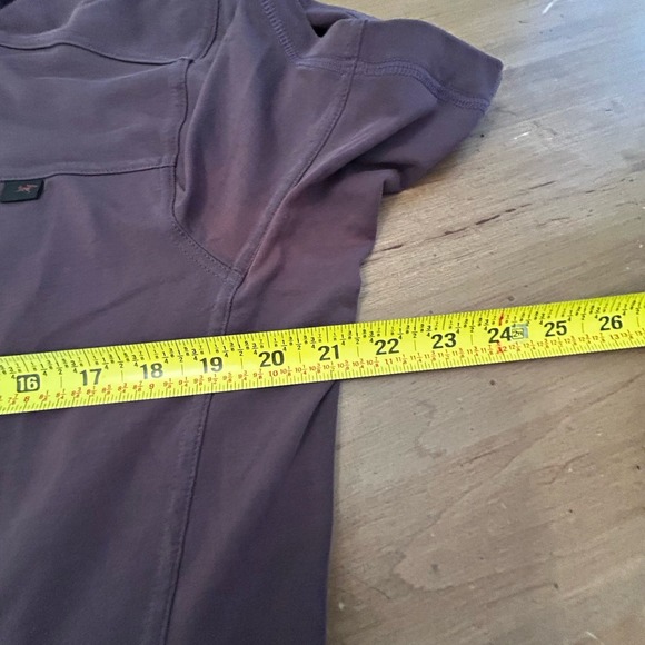 Arc'teryx Captive Polo Shirt Men's L Maroon Performance Outdoor Active *SPOT* - Picture 10 of 11